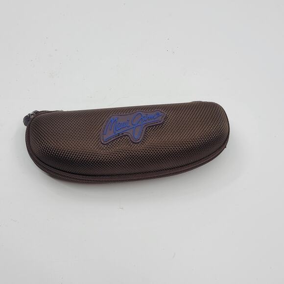 Maui Jim small zipped around hard sunglasses eyeglasses case with clip - Picture 7 of 8